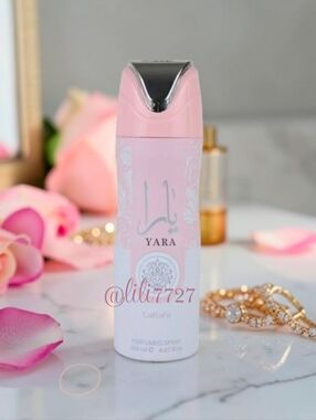 Lattafa Yara Perfume Body Spray 200 Ml 6.67oz Large Size Pink For Women